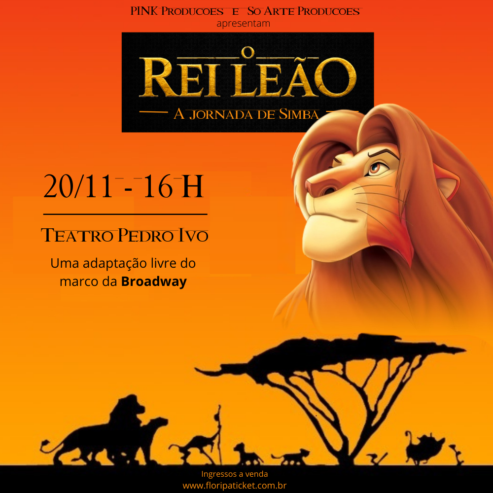 Cidade das Artes - Programação - Rei Simba